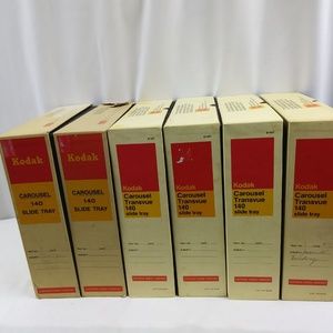 Kodak 140 Carousel Transvue Slide Projector Trays